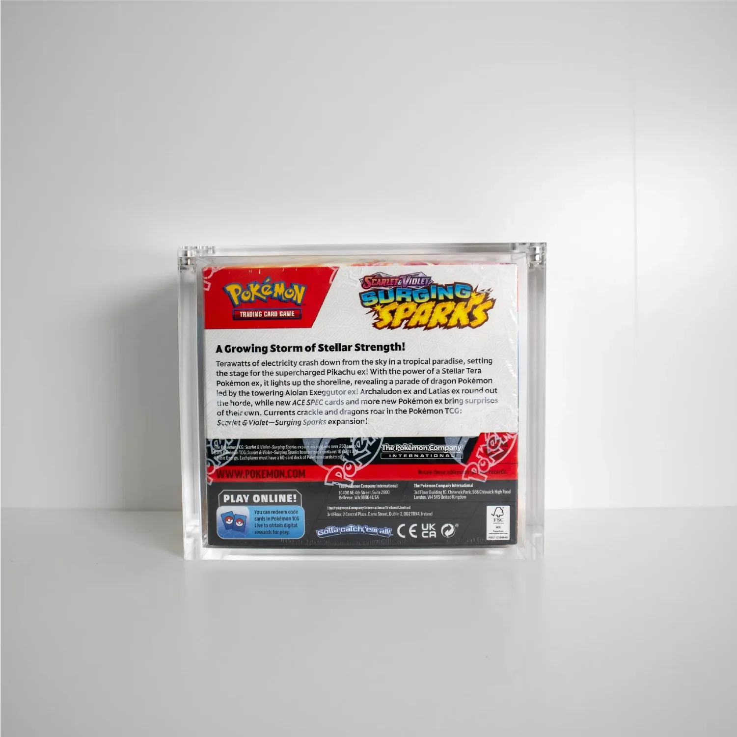 Acrylic Protective Display Case for English Pokemon Booster Box - Image 7