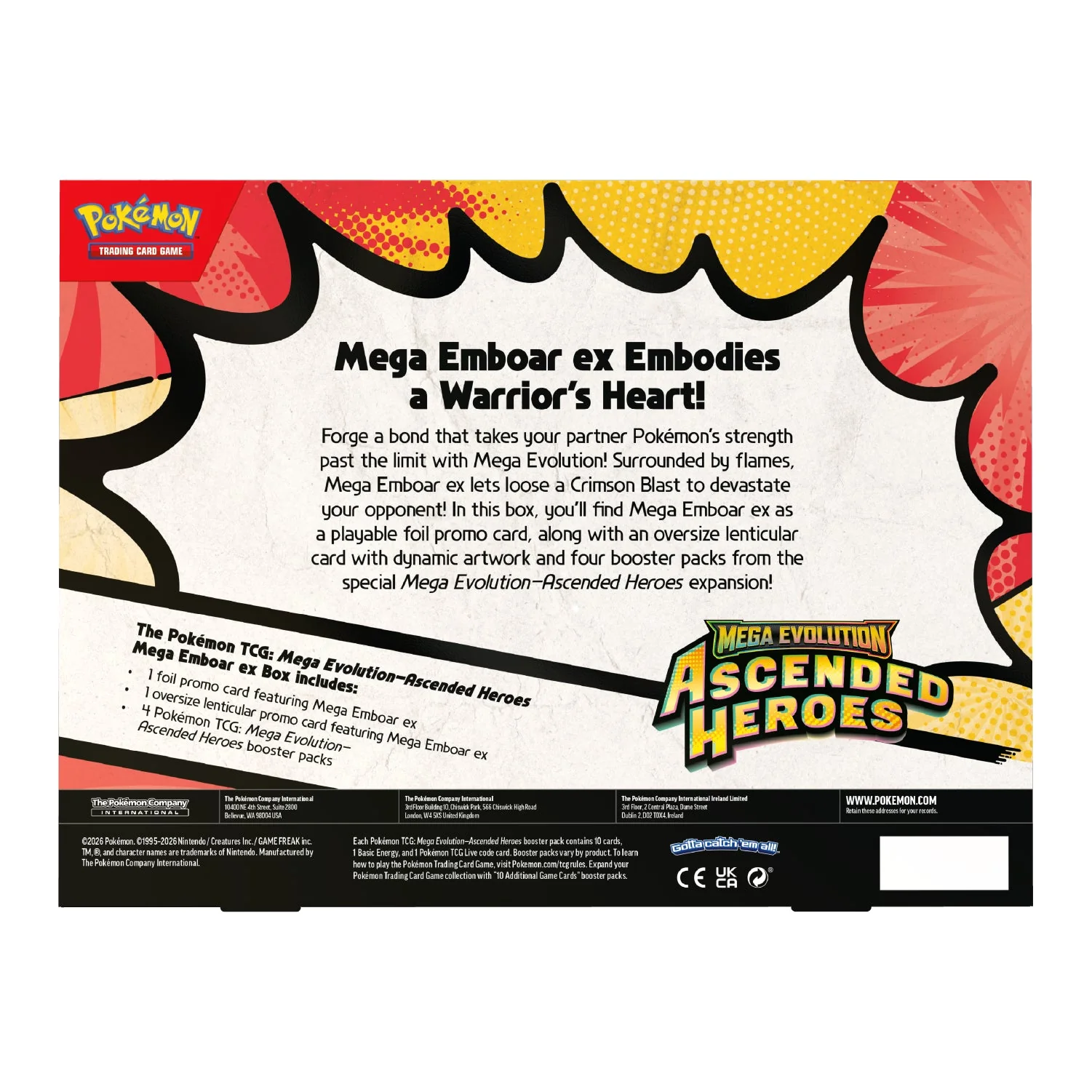 Pokémon TCG: Ascended Heroes - Mega Emboar ex Box - Image 3