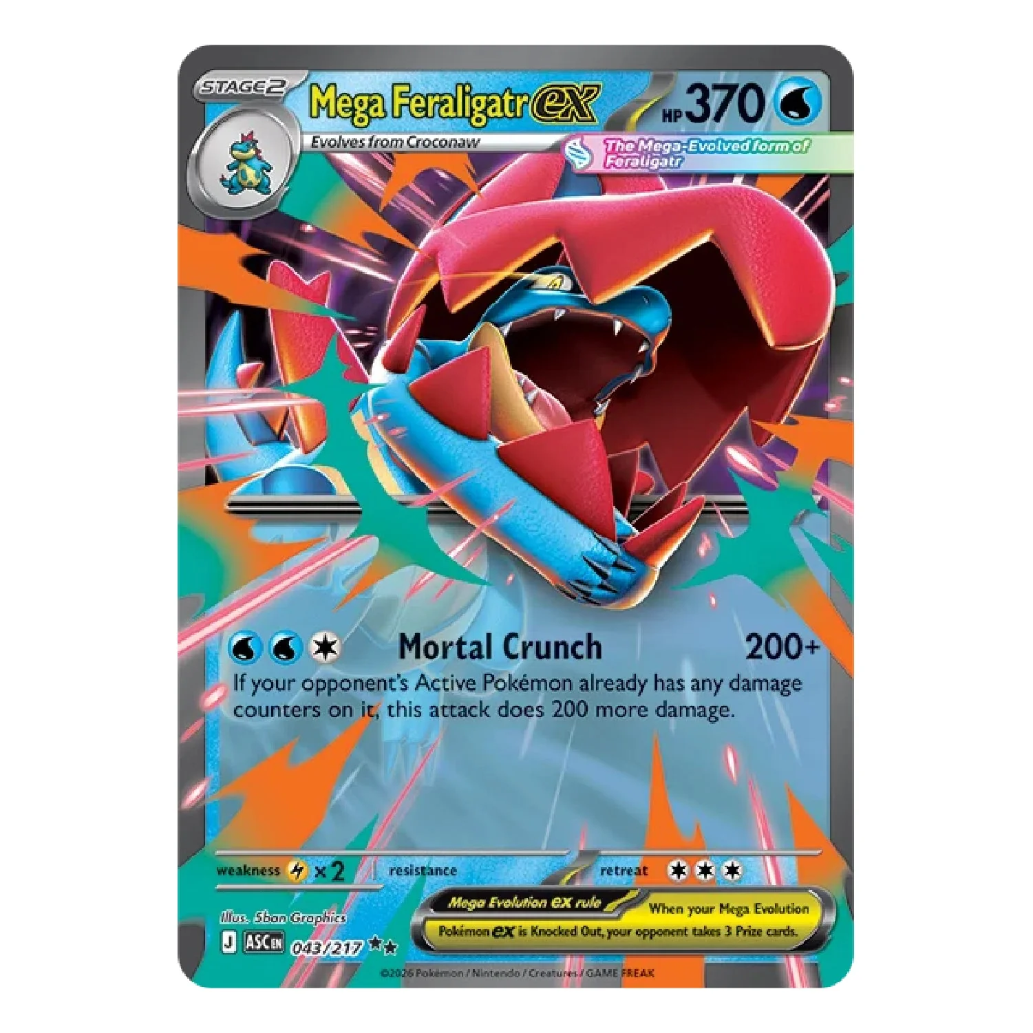 Pokémon TCG: Ascended Heroes - Mega Feraligatr ex Box - Image 3