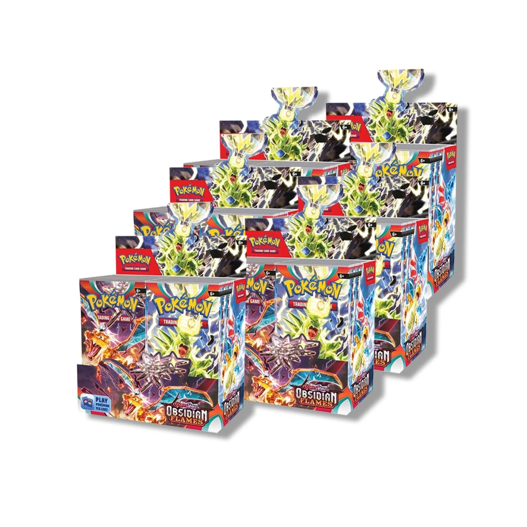 Pokemon TCG: Obsidian Flames - 6x Booster Box [Sealed Case] - Image 3