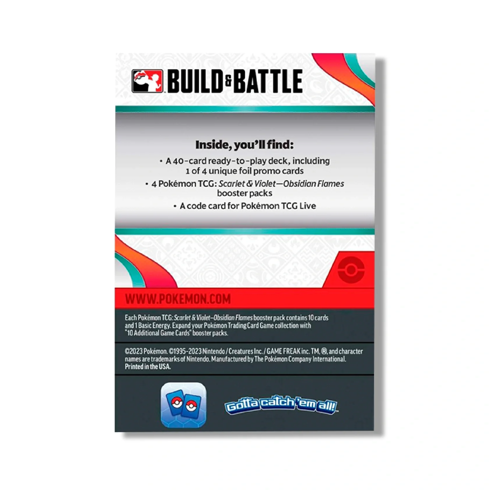 Pokemon TCG: Obsidian Flames - Build & Battle Box - Image 3