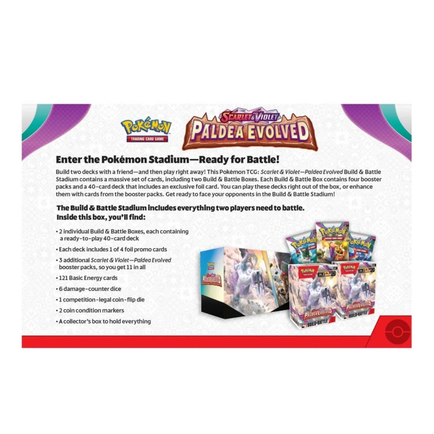 Pokemon TCG: Paldea Evolved - Build & Battle Stadium - Image 4