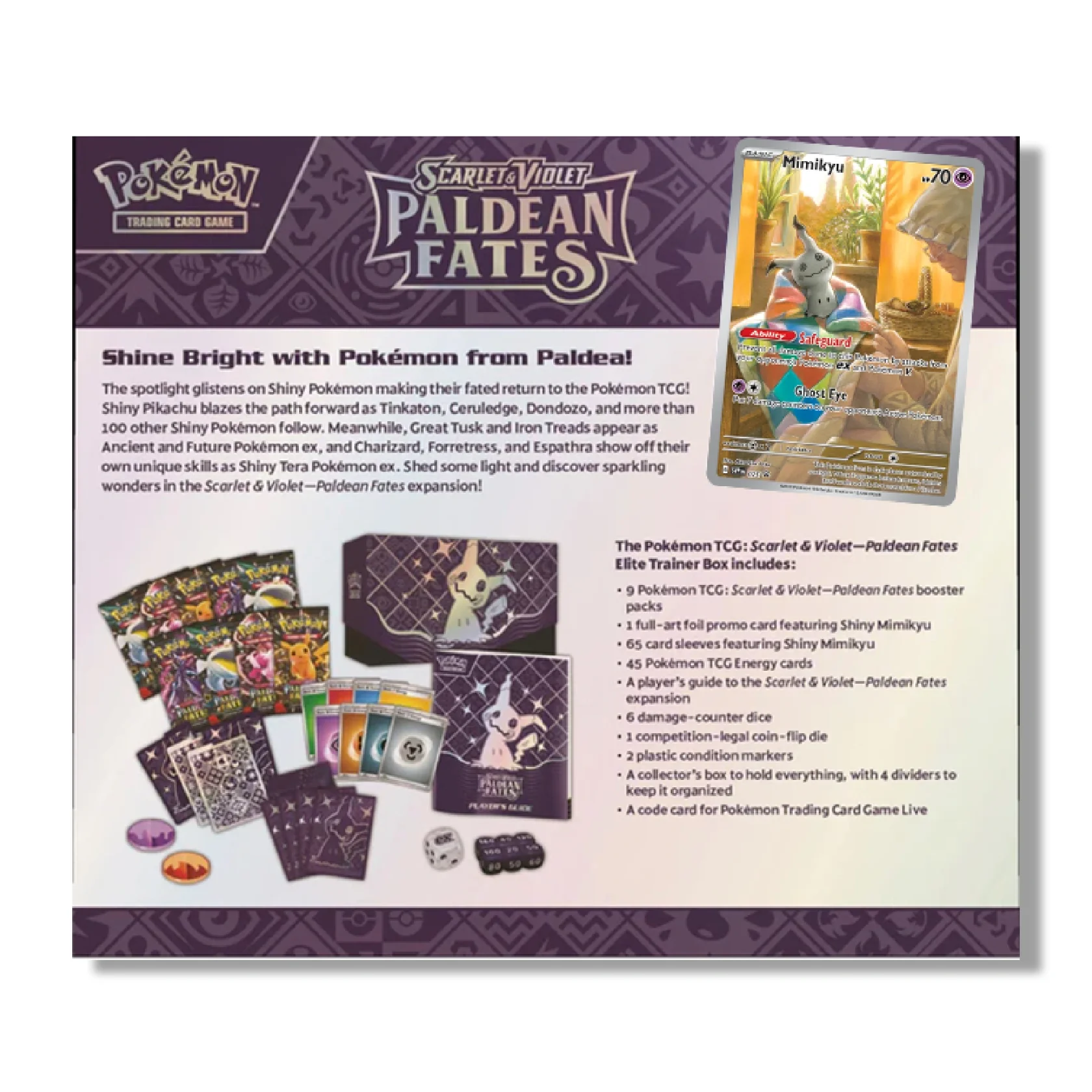 Pokemon TCG: Paldean Fates - Elite Trainer Box - Image 3