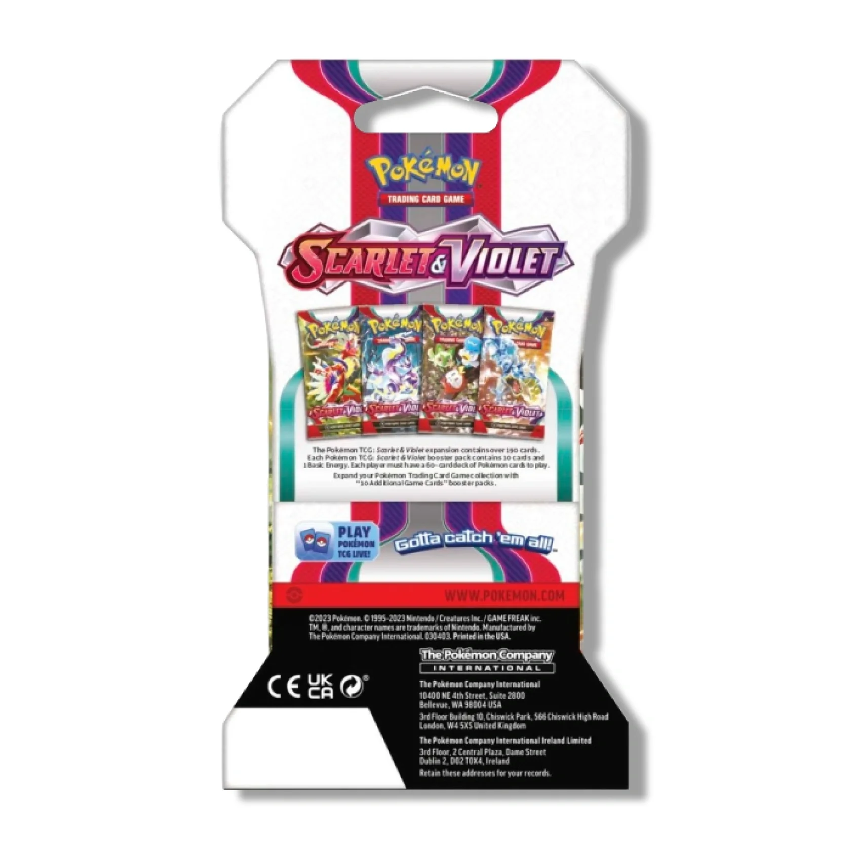 Pokemon TCG: Scarlet & Violet: Base Set - Sleeved Booster Pack - Image 4