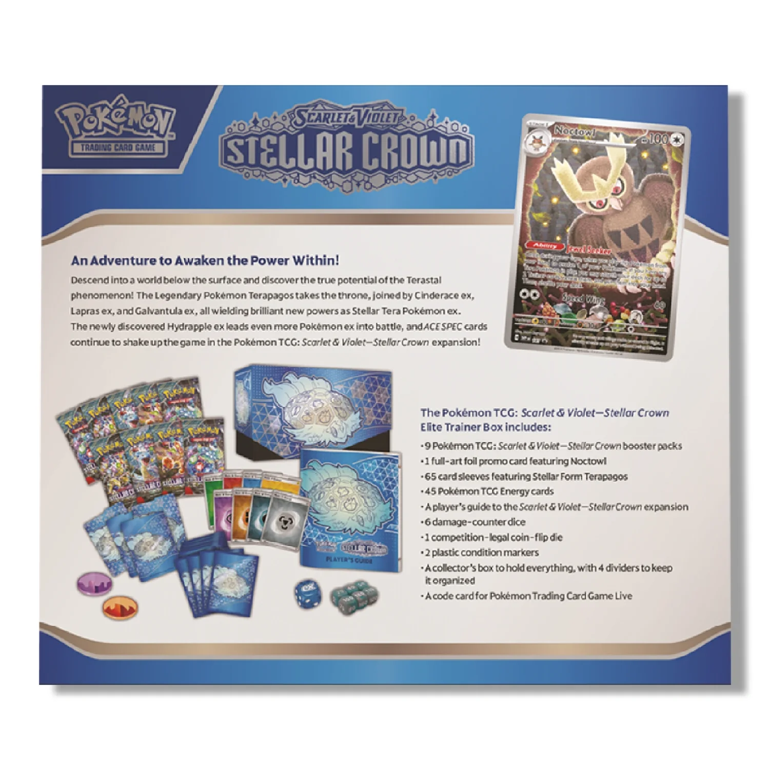 Pokemon TCG: Stellar Crown - 10x Elite Trainer Box [Sealed Case] - Image 5